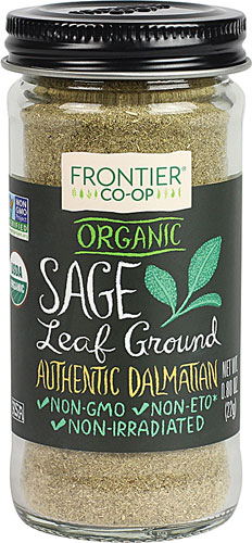 Sálvia Orgânica em Pó Frontier Co-Op – 22.6g: Versatilidade e Bem-Estar Natural