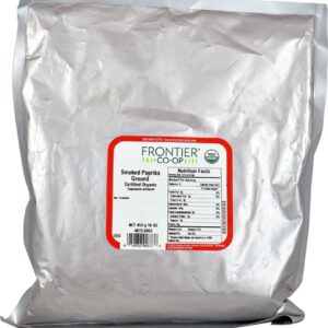 Páprica Defumada Orgânica Frontier Co-Op Moída - 454g | Tempero Gourmet Exclusivo