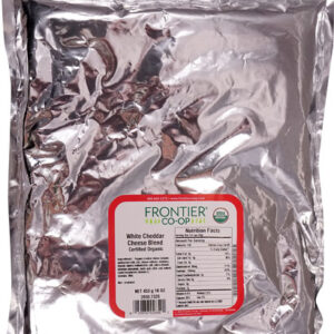 Frontier Co-Op Queijo Cheddar Branco Orgânico - 454g