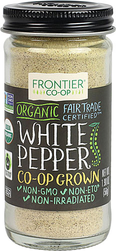 Pimenta Branca Orgânica Moída Frontier Co-Op 56g – Tempero Puro e Sabor Intenso