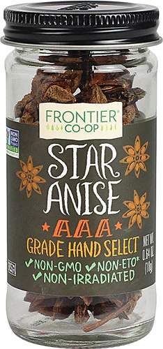 Anis Estrelado em Grãos Frontier Co-Op - 18g - Aroma e Sabor Exótico para Sua Cozinha