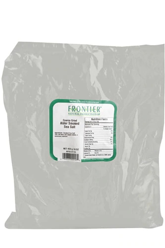 Sal Marinho Defumado Alder Coarse Frontier Natural Products 454g