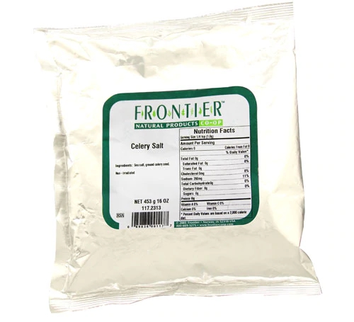 Sal de Aipo Frontier Natural Products - 454g - Tempero Versátil e Saudável