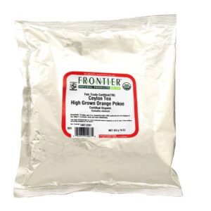 Frontier Natural Products Organic Ceylon Tea High Grown Orange Pekoe -- 1 lb