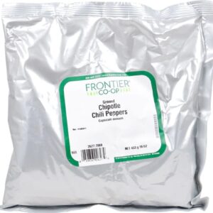 Pimenta Chipotle em Pó Frontier Natural Products - 454g - Sabor Defumado e Picante Autêntico