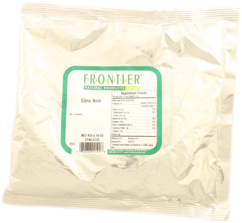 Frontier Natural Products Citric Acid -- 16 oz