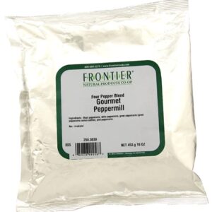 Mix de Pimentas Gourmet Frontier Natural Products Moído 4 Pimentas - 454g