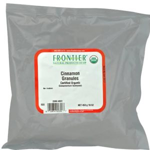 Comprar frontier natural products organic cinnamon granules -- 16 oz preço no brasil food & beverages salt seasonings & spices suplementos em oferta suplemento importado loja 53 online promoção -