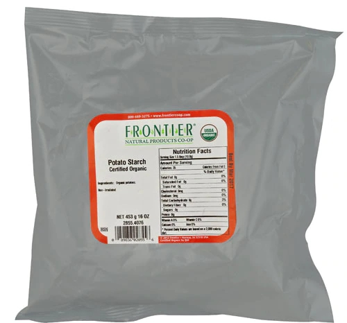 Amido de Batata Orgânico Frontier Natural Products - 454g