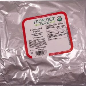 Frontier Natural Products Organic Psyllium Husk Powdered -- 16 oz
