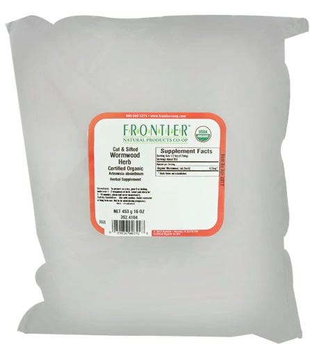 Artemísia Orgânica Frontier Natural Products - 473g (16 oz) - Erva Premium