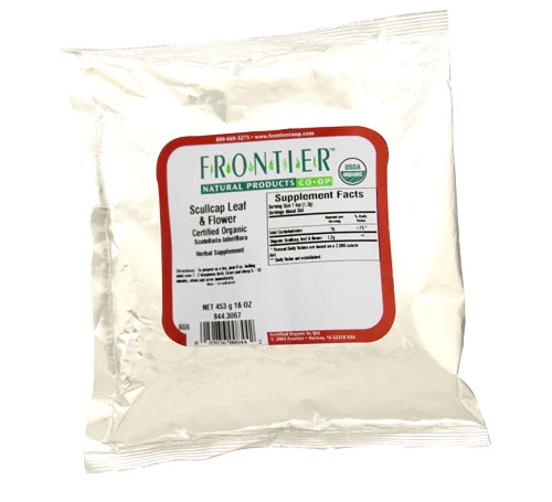Erva Scutellaria Latiflora Orgânica Frontier Natural Products - 454g