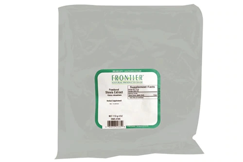 Adoçante Natural Stevia em Pó Frontier Natural Products - 113g