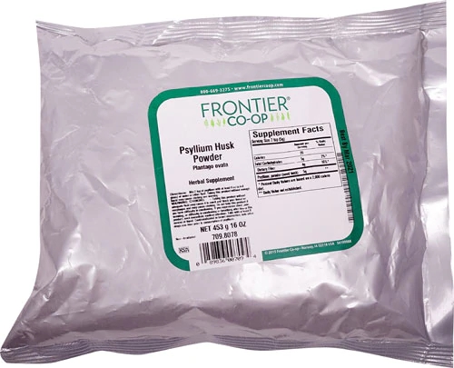 Pó de Psyllium Husk Frontier - 454g: Fibra Solúvel para Saúde Digestiva e Bem-Estar