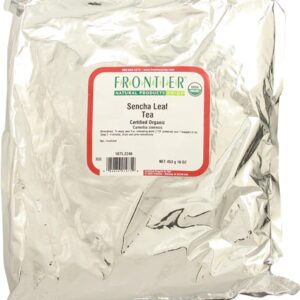 Frontier Natural Products Organic Sencha Leaf Tea -- 1 lb