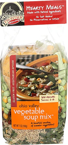 Mix de Sopa Vegetal Sem Glúten Ohio Valley Frontier Soups 198g - Praticidade e Sabor Saudável