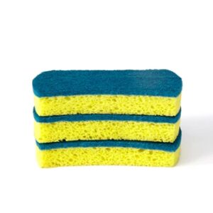 Esponja de Limpeza Reciclada Full Circle - Kit com 3 Unidades (Aprox. 60g cada)
