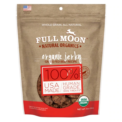 Petisco Orgânico Full Moon para Cães - Carne Bovina - 400g