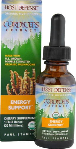 Extrato de Cordyceps Fungi Perfecti Host Defense - 30ml - Suplemento Natural