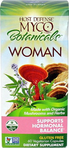 Fungi Perfecti Host Defense MycoBotanicals Woman 60 Cápsulas Vegetarianas