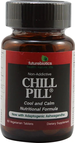 Futurebiotics Chill Pill® - 60 Comprimidos Vegetarianos para Relaxamento e Bem-Estar