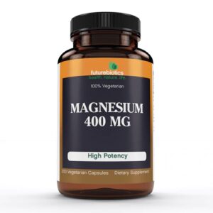 Futurebiotics Magnésio 400mg - 200 Cápsulas Vegetarianas