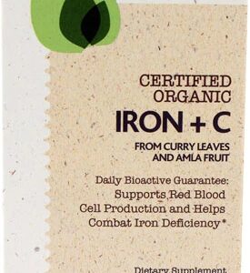 Futurebiotics Organic Iron + C -- 27 mg - 90 Vegetarian Tablets