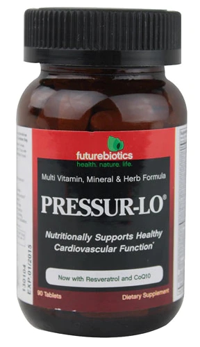 Futurebiotics Pressur-Lo™ 90 Comprimidos - Suporte Cardiovascular Completo