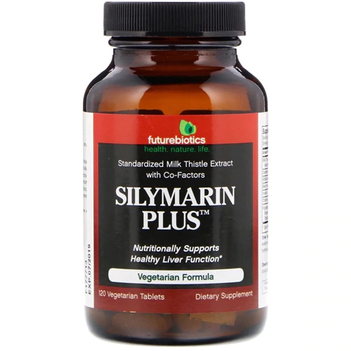 Futurebiotics Silymarin Plus 120 Comprimidos Vegetarianos - Suporte Hepático e Detox