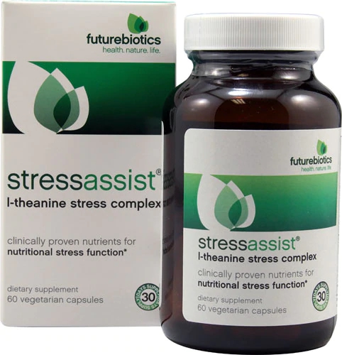 Futurebiotics StressAssist™ - 60 Cápsulas Vegetarianas para Gerenciamento do Estresse