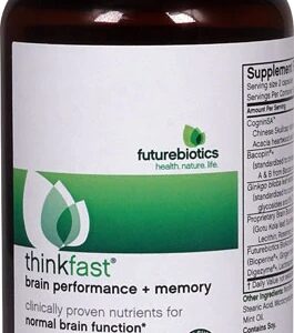 Futurebiotics ThinkFast® - 120 Cápsulas Vegetarianas para Cognição e Foco