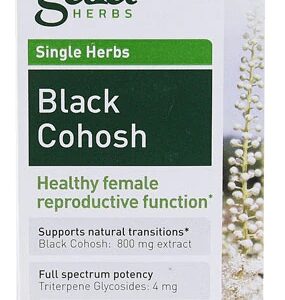 Gaia Herbs Black Cohosh 60 Cápsulas Vegetais - Extrato Puro para Bem-Estar Feminino