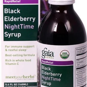 Comprar gaia herbs black elderberry nighttime syrup -- 5. 4 fl oz preço no brasil body systems, organs & glands herbs & botanicals liver health suplementos em oferta suplemento importado loja 155 online promoção -