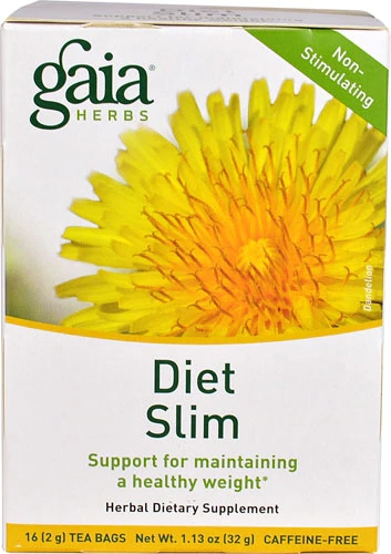 Chá Diet Slim Gaia Herbs - 16 Saquinhos de Ervas para Controle de Peso