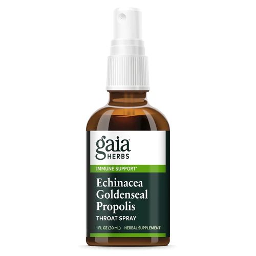 Gaia Herbs Echinacea Goldenseal Propolis Throat Spray -- 1 fl oz