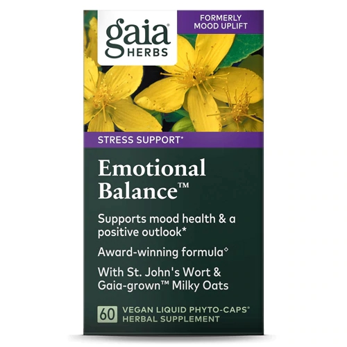 Gaia Herbs Emotional Balance™ 60 Cápsulas Veganas Líquidas