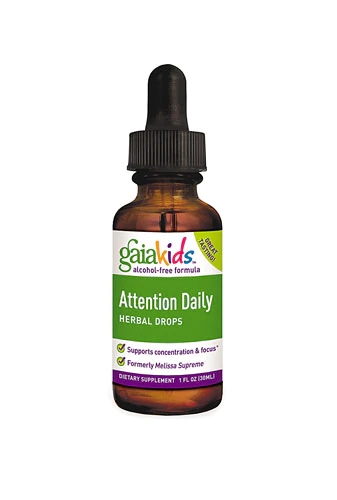 Gaia Herbs GaiaKids™ Focus - Suplemento Infantil para Concentração - 30ml