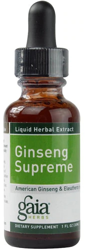 Gaia Herbs Ginseng Supreme - Extrato Líquido 30ml - Energia e Vitalidade