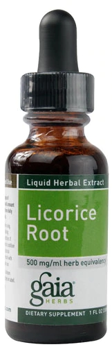Gaia Herbs Raiz de Alcaçuz 500 mg - 30 ml - Suplemento para Bem-Estar