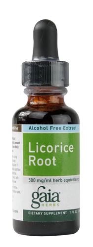 Gaia Herbs Raiz de Alcaçuz Líquido Sem Álcool - 15ml (500mg)
