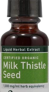 Gaia Herbs Organic Milk Thistle Seed -- 1 fl oz