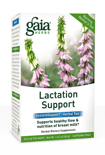 Gaia Herbs Organic Lactation Support Caffeine Free -- 16 Tea Bags