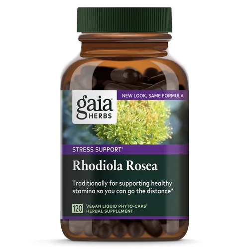 Gaia Herbs Rhodiola Rosea -- 120 Vegetarian Liquid Phyto-Caps®