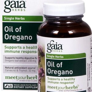 Comprar gaia herbs single herbs oil of oregano -- 60 vegetarian liquid phtyo caps® preço no brasil herbs & botanicals immune support orégano suplementos em oferta suplemento importado loja 69 online promoção -