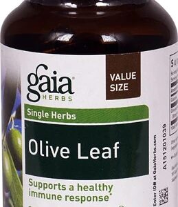 Gaia Herbs Extrato de Folha de Oliveira - 120 Cápsulas Veganas | Saúde Imunológica