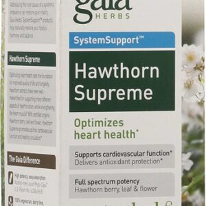Comprar gaia herbs systemsupport™ hawthorn supreme -- 60 vegetarian capsules preço no brasil cholesterol guggul heart & cardiovascular herbs & botanicals suplementos em oferta suplemento importado loja 57 online promoção -