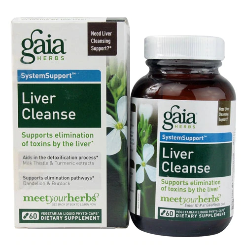 Gaia Herbs SystemSupport™ Liver Cleanse -- 60 Vegetarian Liquid Phyto- Caps®