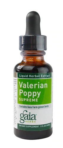 Gaia Herbs Valerian Poppy Supreme -- 1 fl oz