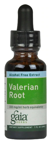 Gaia Herbs Valeriana Sem Álcool 333mg - 30ml - Suplemento para Relaxamento
