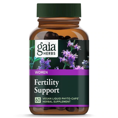 Gaia Herbs Suporte Fertilidade Feminina - 60 Cápsulas Vegetais Líquidas
